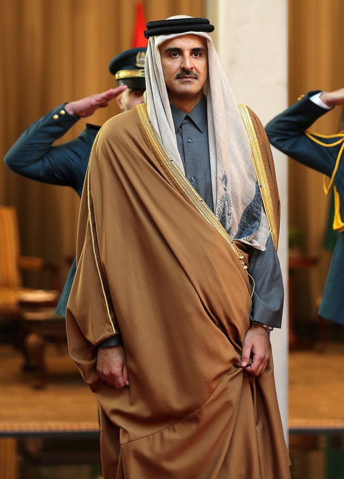 Емирът на Катар шейх Тамим бин Хамад ал Тани