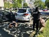 Зрелищни арести в Бургас, разбиха банда за изнудване (Снимки, видео)