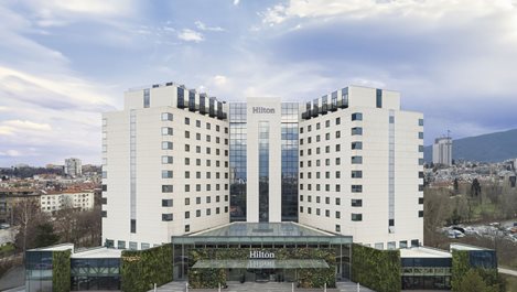 Отличиха реновирания Hilton Sofia за най-добър интериорен дизайн на бизнес хотел