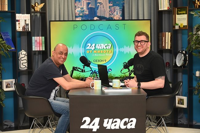 Кольо Гилъна и Анатолий Попов в студиото на "24 часа"