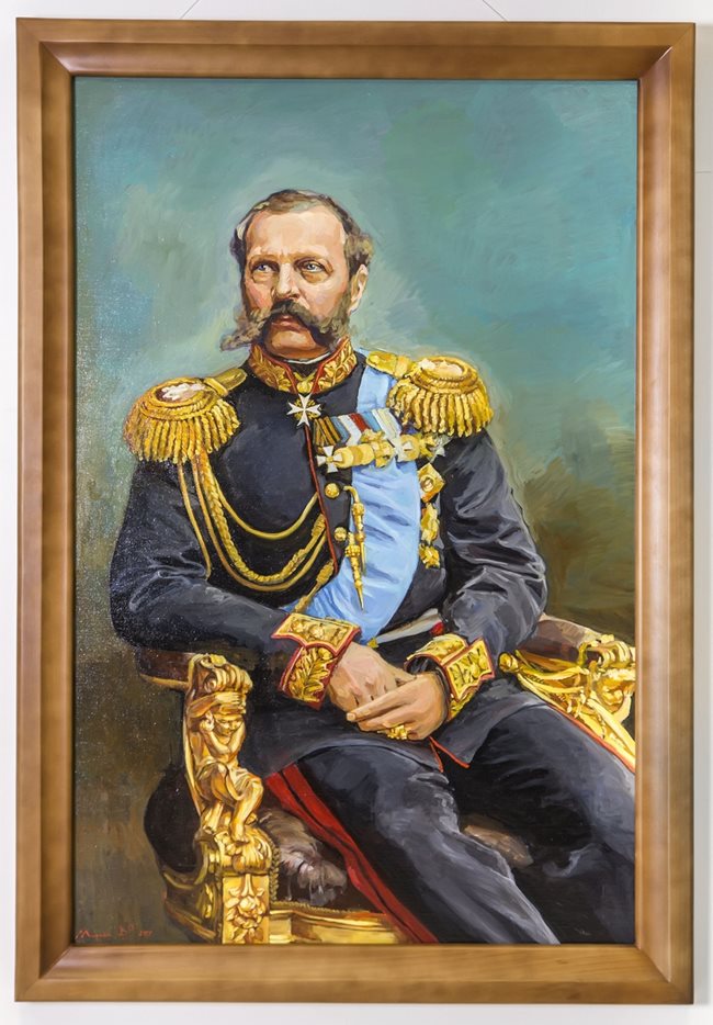 Портрет на император Александър II от Марина Варенцова-Русева