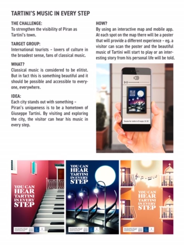 Мобилно приложение за рекламната кампания за Тартини