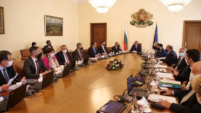 Заседание на Министерския съвет Снимка: Йордан Симеонов