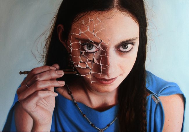 "Портрет на Лу" - картина на Таня Атанасова.