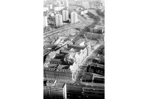 Разделеният на две Берлин, поглед от ти-ви кула, април 1989г.