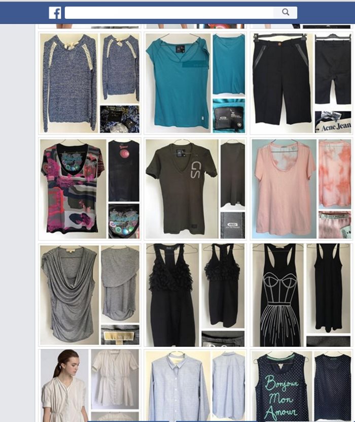 Фейсбук сайт за продажба на дрехи втора употреба с 900% надценка