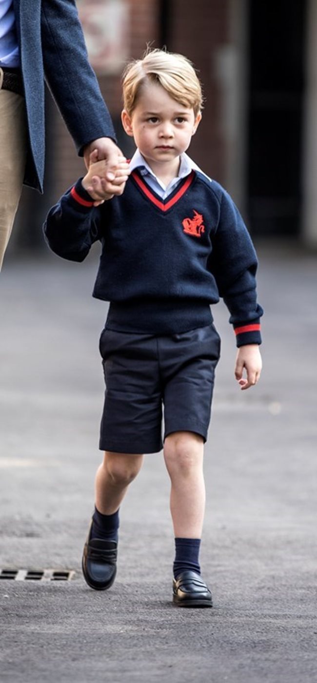 Принц Джордж тръгна на училище на 7-ми септември  СНИМКА: Ройтерс