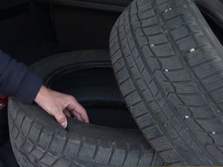Зимните гуми може да се напукат, ако се съхраняват при над 25 градуса
