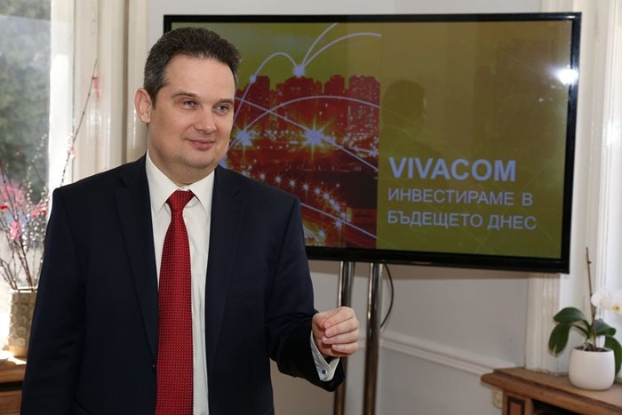 Атанас Добрев - главен изпълнителен директор на “Виваком”, представи финансовите резултати на телекома. и новите услуги, които ще бъдат пуснати.