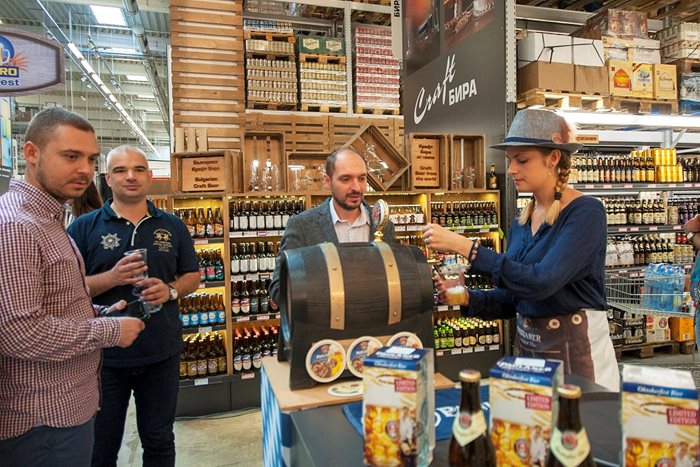 В магазин “Метро София” на бул. “Цариградско шосе” ще има 24 дегустации на 9 различни марки бир