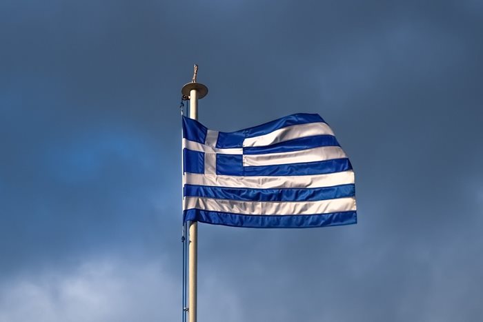 Флагът на Гърция Снимка: Pixabay