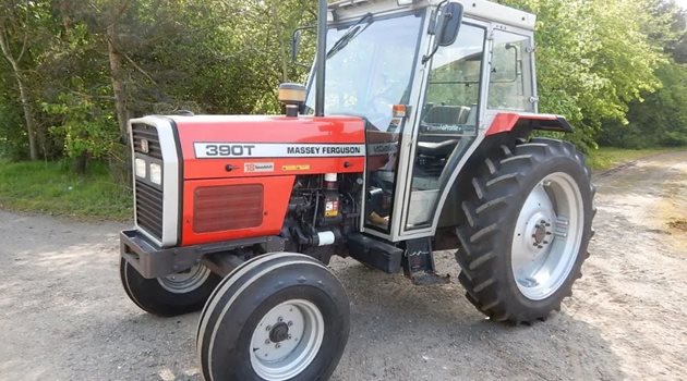 Наддаването достига 50 000 паунда за отличен Massey Ferguson 390T от 1995 г. с две задвижващи колела и само 2692 часа.