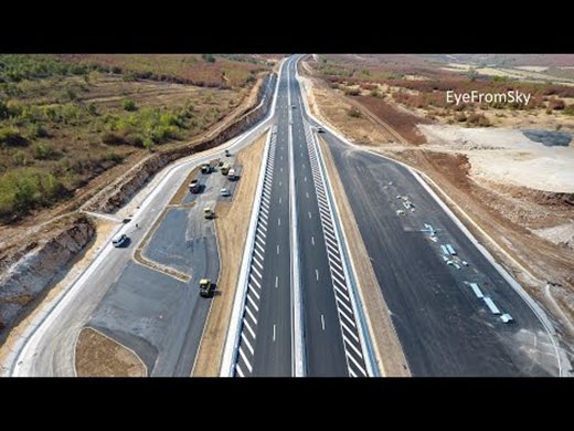 Вижте новия участък на автомагистрала "Хемус" (Видео)