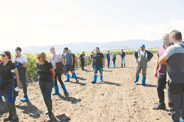 Специалисти и фермери от Софийско на открития ден в Равно поле
Снимки: Ваня Велинска