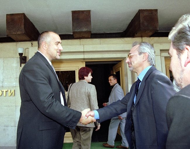 Среща на Бойко Борисов с Ахмед Доган в МВР на 31 октомври 2002 г.