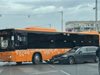 Кола се блъсна в автобус на градския транспорт в София