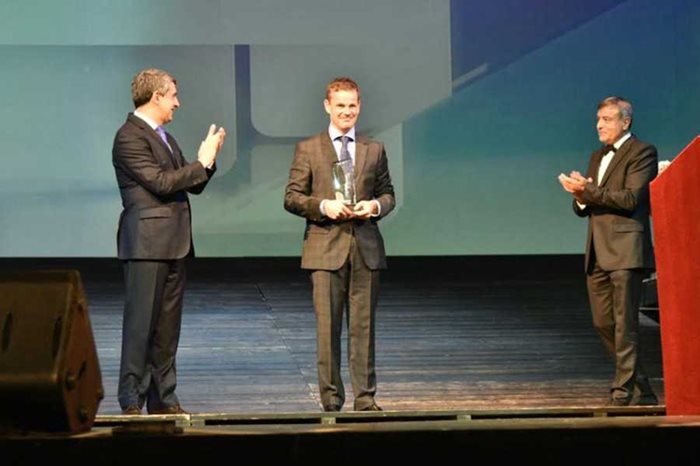 Президентът Росен Плевнелиев награди големият победител Ксавие Марсенак