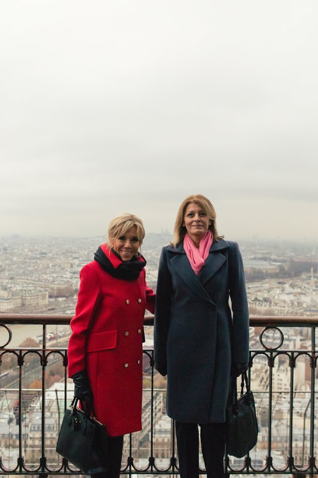 Снимки от личната си среща с първата дама Десислава Радева си пусна съпругата на френския президент Брижит Макрон. СНИМКИ: Flickr/Presidence de la Republique France