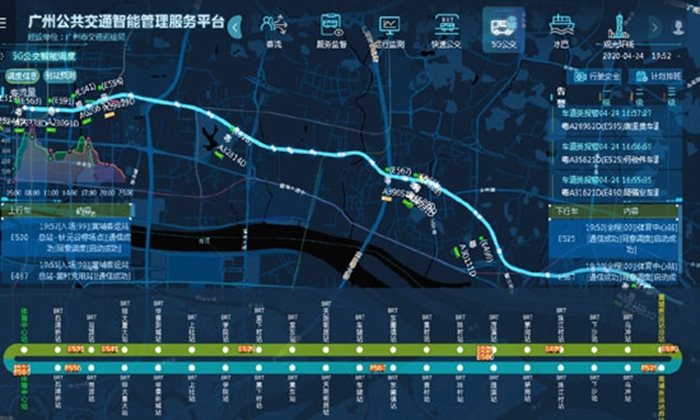 Китай пусна първата 5G смарт автобусна линия в Гуанджоу
