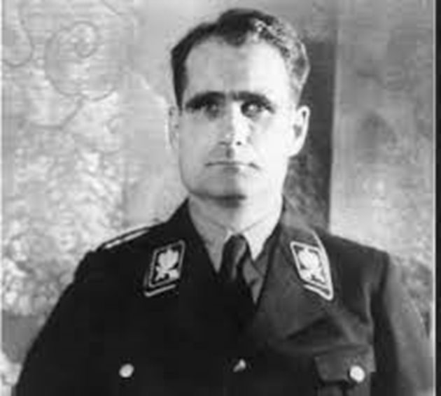 Рудолф Хес, първи заместник на фюрера на Третия рай Адолф Хитлер