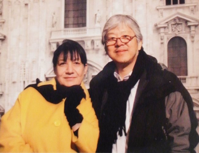 Юлияна със съпруга си по време на едно от пътуванията им в Европа.